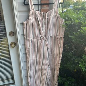 Old Navy Womens Striped Jumpsuit